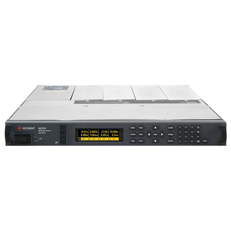 Keysight N6701C Modular Power System Mainframe with Rack Mount Kit