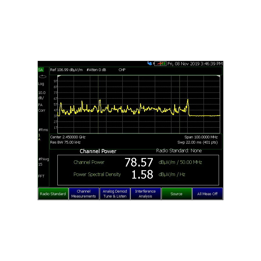 Keysight N9914CU/358 EMF Measurements Option