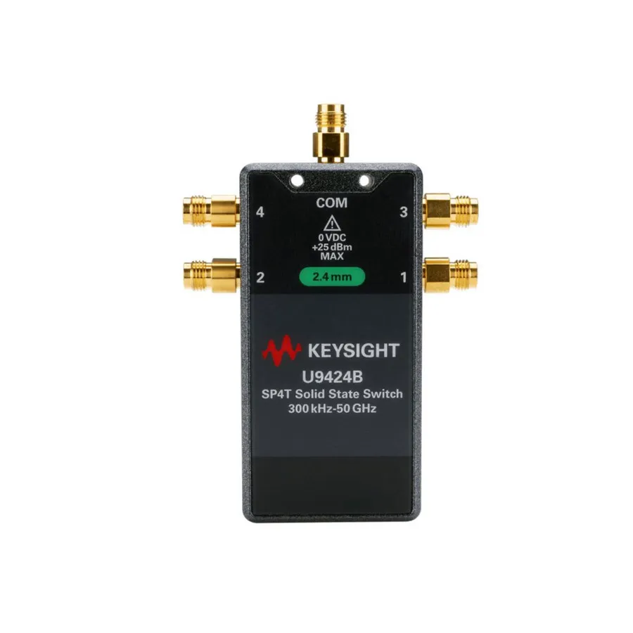 Keysight U9424B/002/201/301 Solid State FET Switch, SP4T, 300 kHz-50 GHz, USB