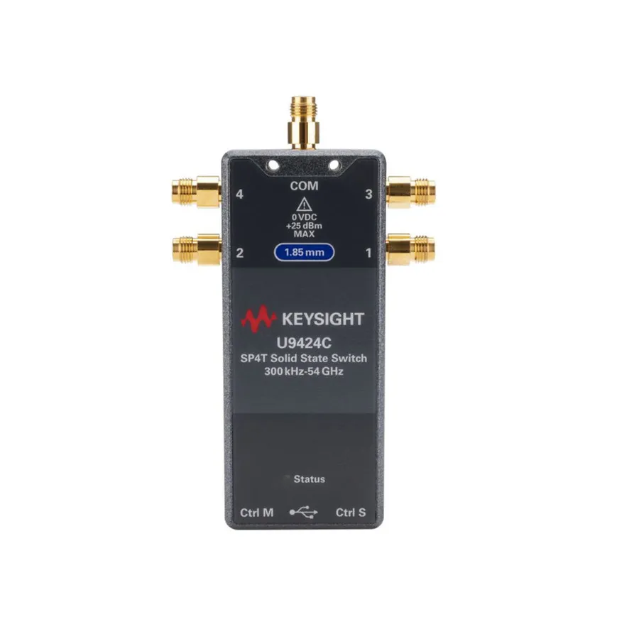 Keysight U9424C/001/101 Solid State FET Switch, SP4T, 300 kHz-54 GHz