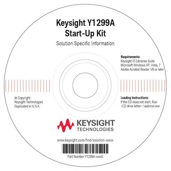 Keysight Y1299A Startup Kit