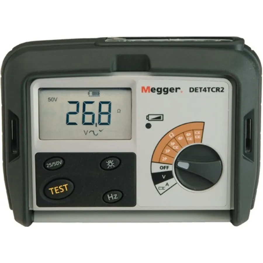 Megger DET4TCR2 + Clamps Ground Resistance Tester