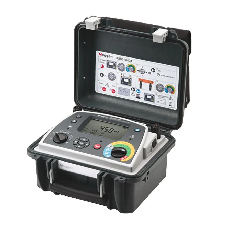 Megger DLRO-10HDX-NLS Micro-Ohmmeter