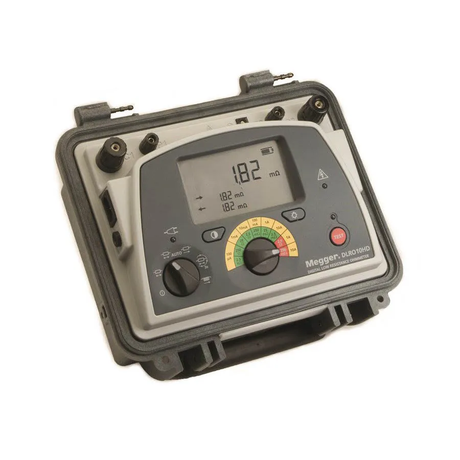 Megger DLRO10HD-NLS Low Resistance Ohmmeter