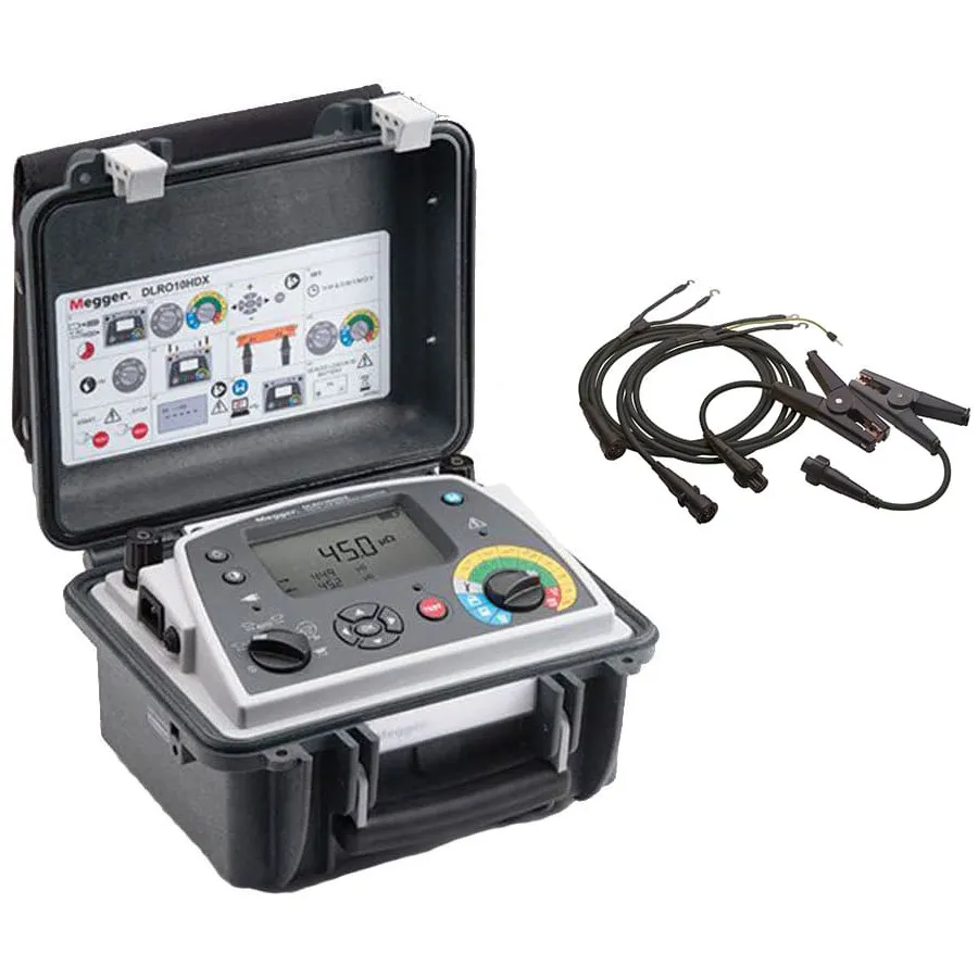 Megger DLRO10HDX KC1 Micro-Ohmmeter