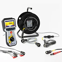 Megger DLRO2-KC100C-KIT Low Resistance Ohmmeter Kit with 100m Kelvin Clip Probe Reel