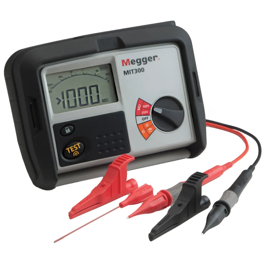 Megger MIT300 Insulation and Continuity Tester