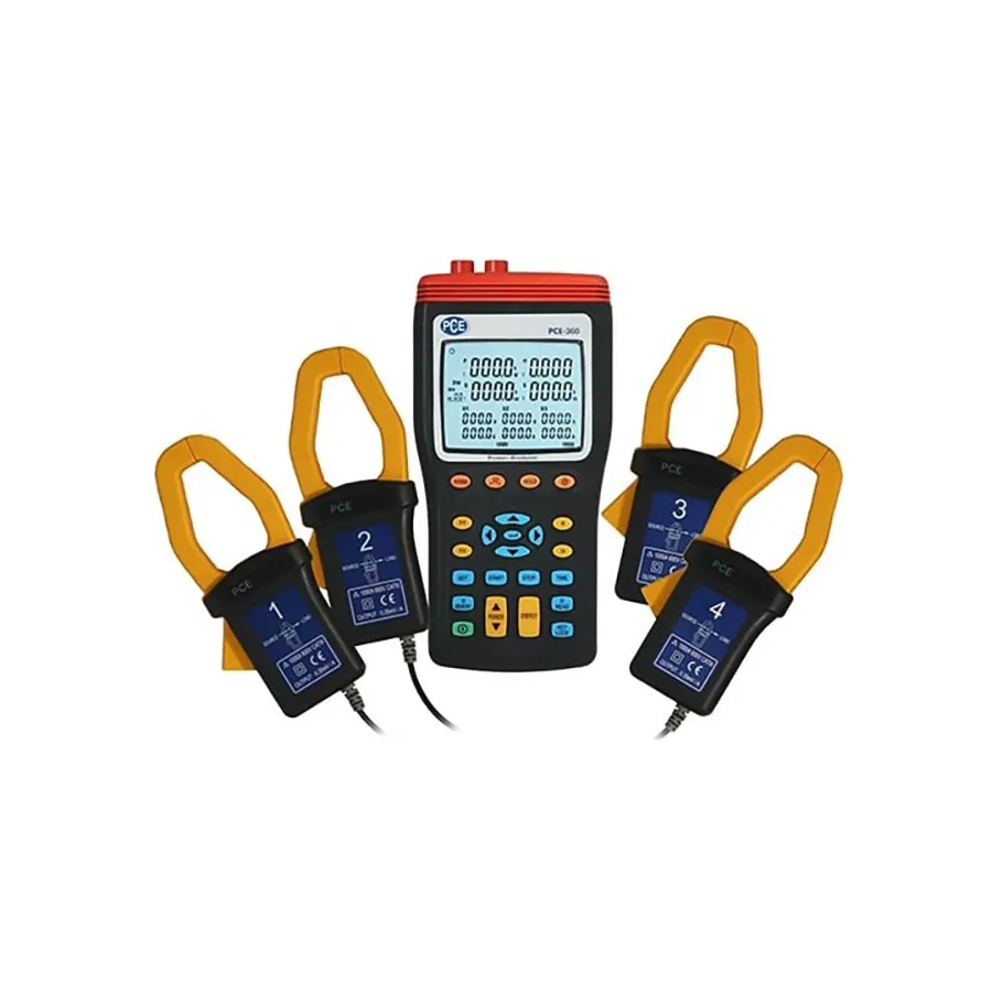 PCE Instruments PCE-360 Single-Phase and Three-Phase Power Clamp Meter