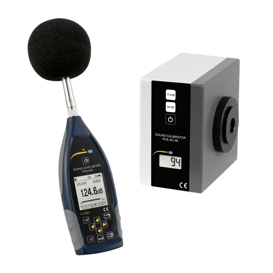 PCE Instruments PCE-430-SC 09 Sound Level Meter with Class 1 Calibrator