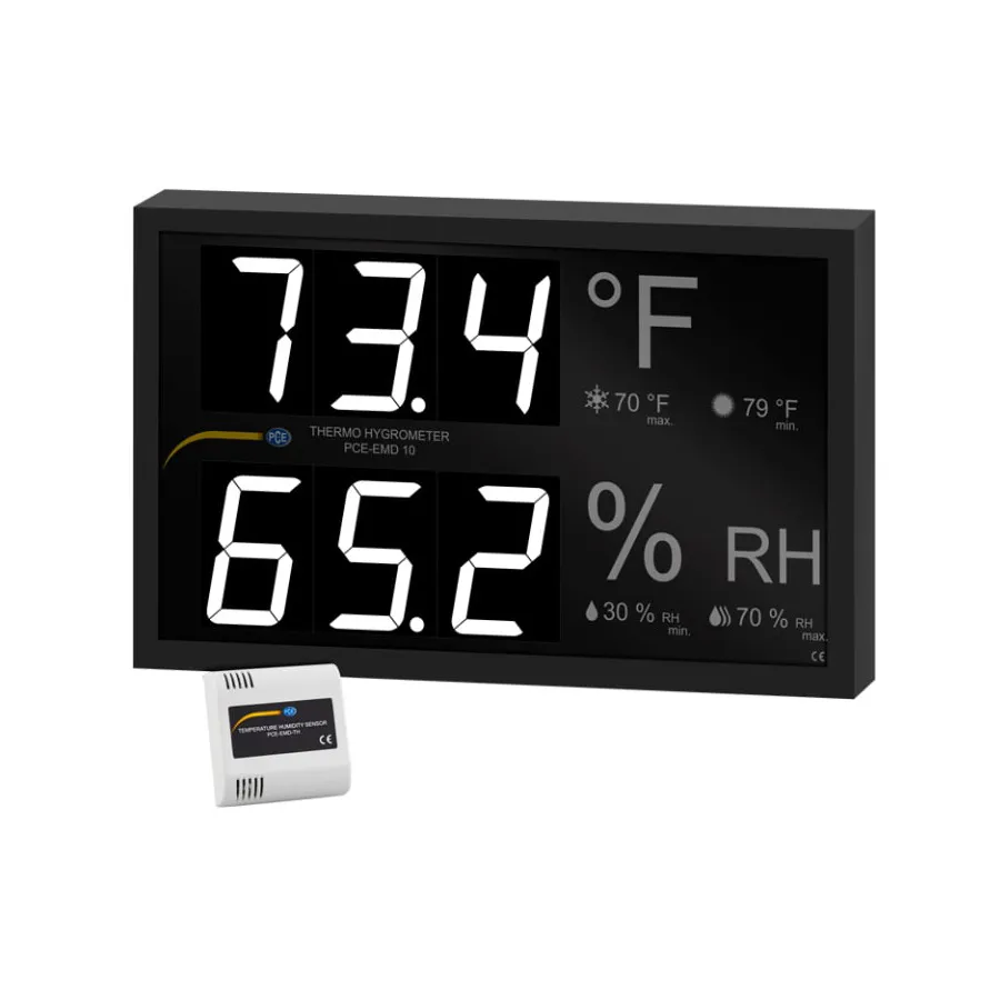 PCE Instruments PCE-EMD 10 Wall Mount Digital Thermometer