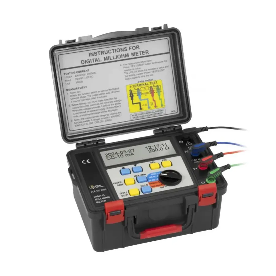 PCE Instruments PCE-MO 2006 Milliohmmeter