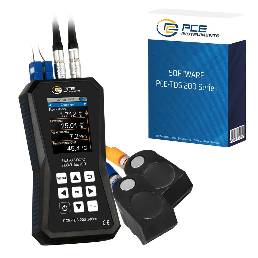 PCE Instruments PCE-TDS 200+ M-SW-KIT Ultrasonic Flow Meter