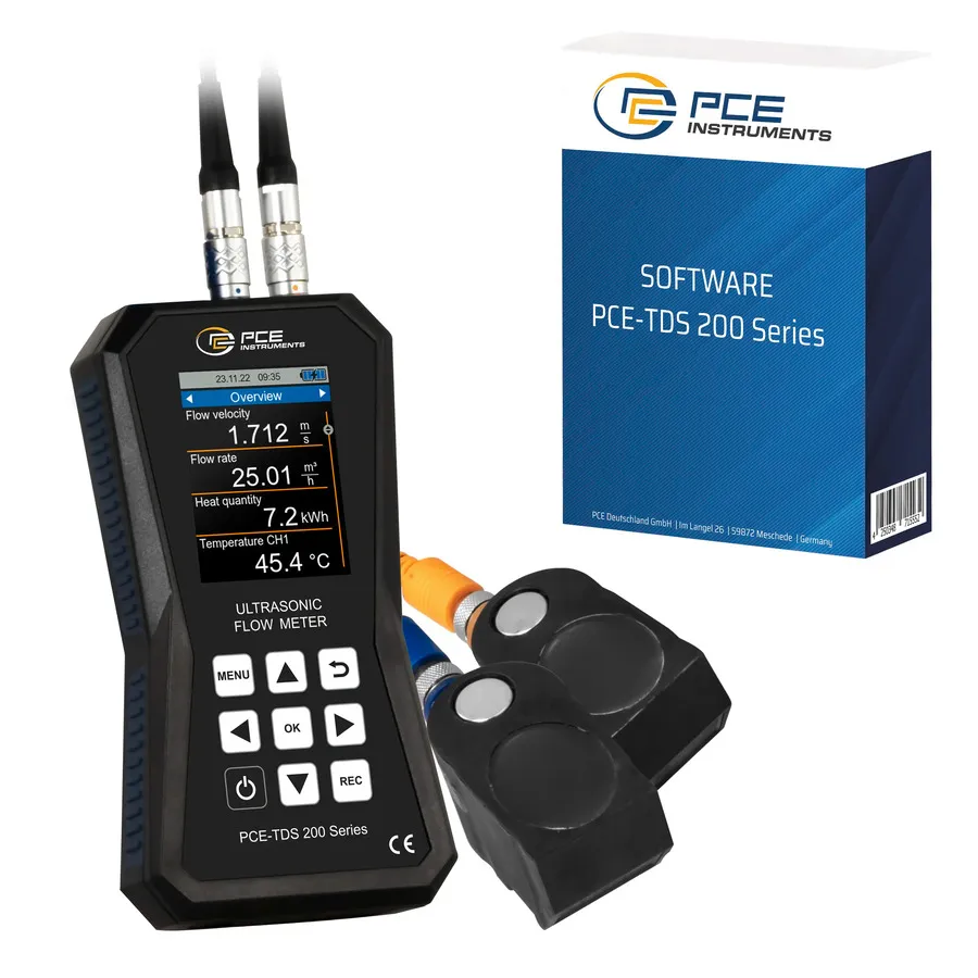 PCE Instruments PCE-TDS 200 M-SW-KIT Ultrasonic Flow Meter Kit