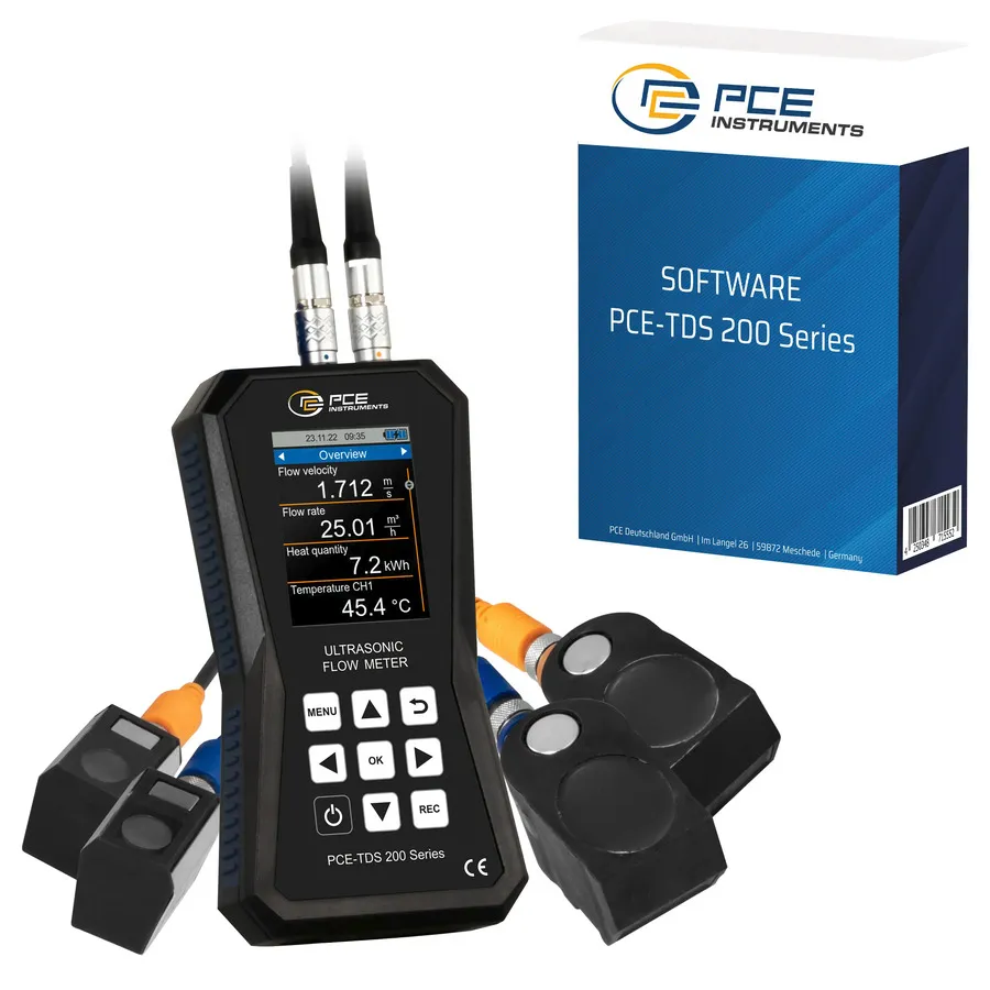 PCE Instruments PCE-TDS 200 SM-SW-KIT Ultrasonic Flow Meter