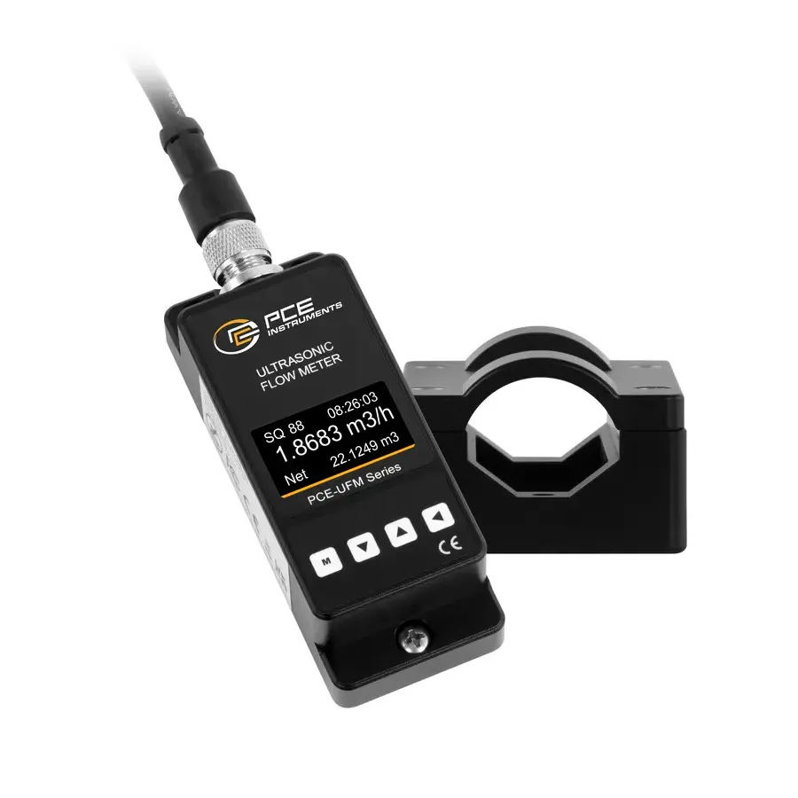 PCE Instruments PCE-UFM 25 Clamp-On Ultrasonic Flow Meter