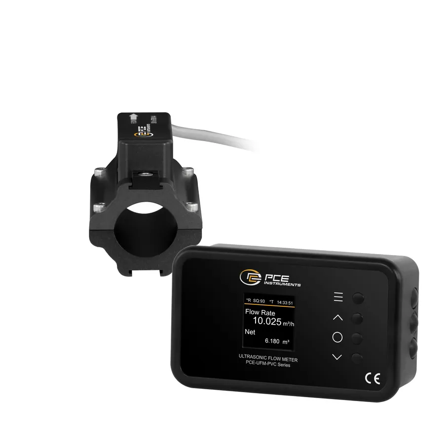 PCE Instruments PCE-UFM 25PVC Clamp-On Ultrasonic Flow Meter
