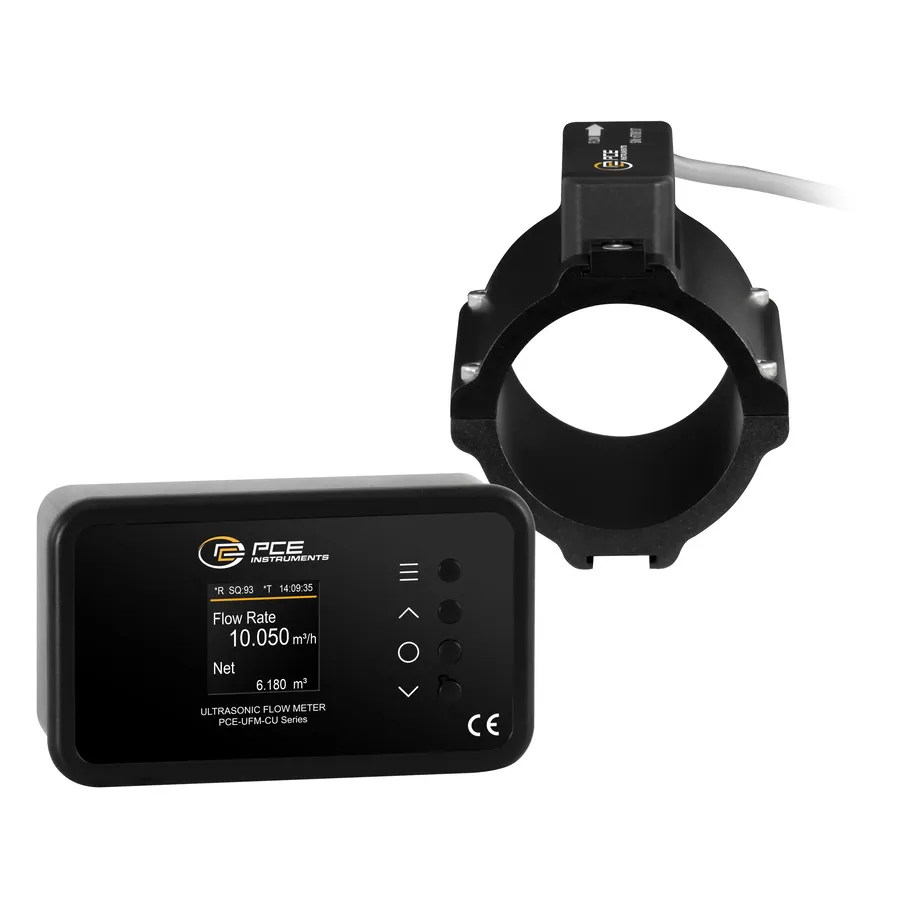 PCE Instruments PCE-UFM 50CU Clamp-On Ultrasonic Flow Meter