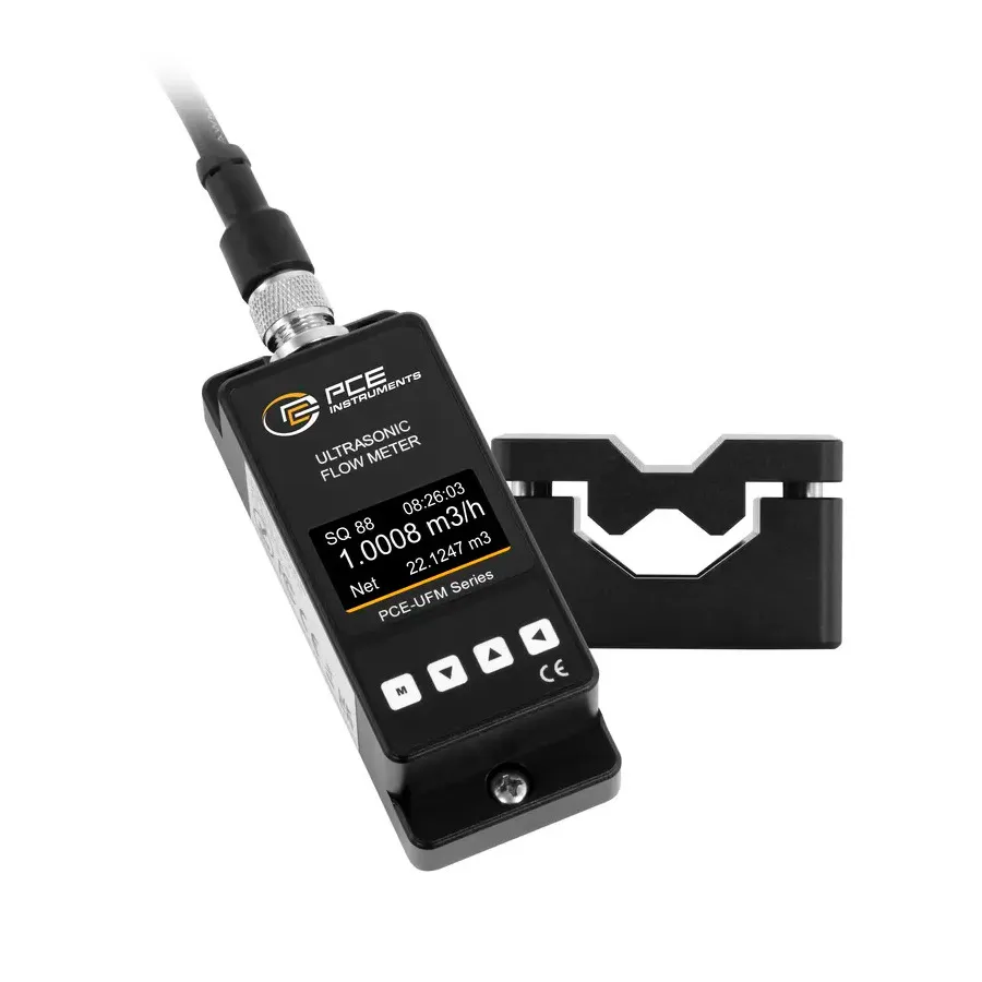 PCE Instruments PCE-UFM 8 Clamp-On Ultrasonic Flow Meter