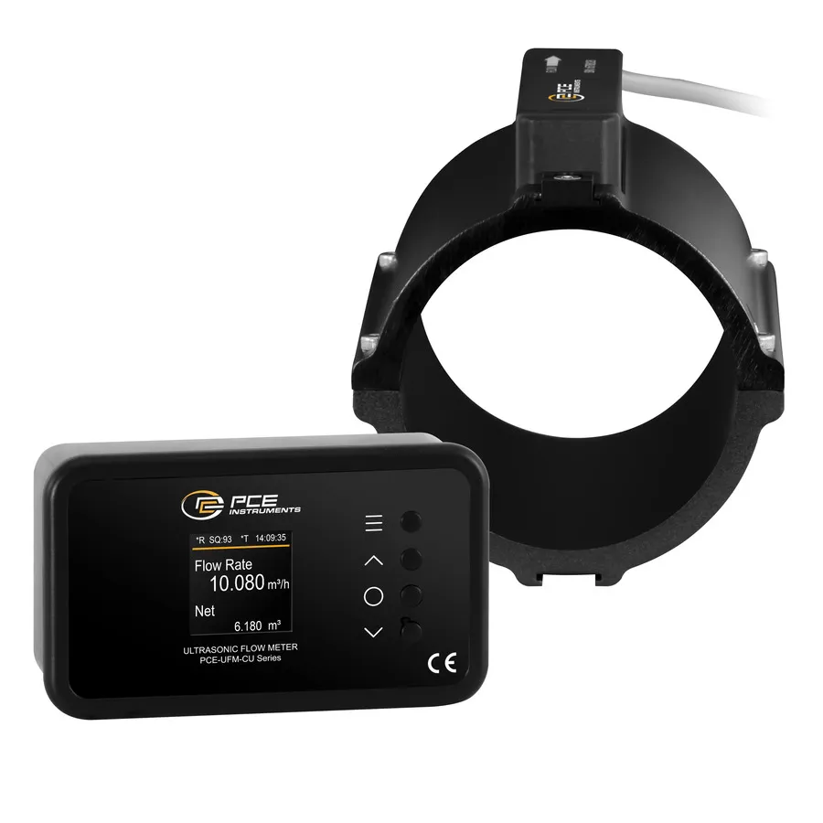 PCE Instruments PCE-UFM 80CU Clamp-On Ultrasonic Flow Meter