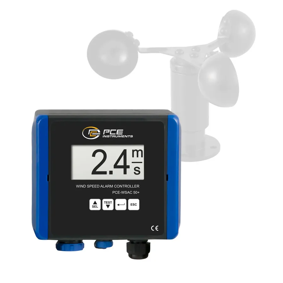 PCE Instruments PCE-WSAC 50+ 24 Wind Speed Meter with Datalogger