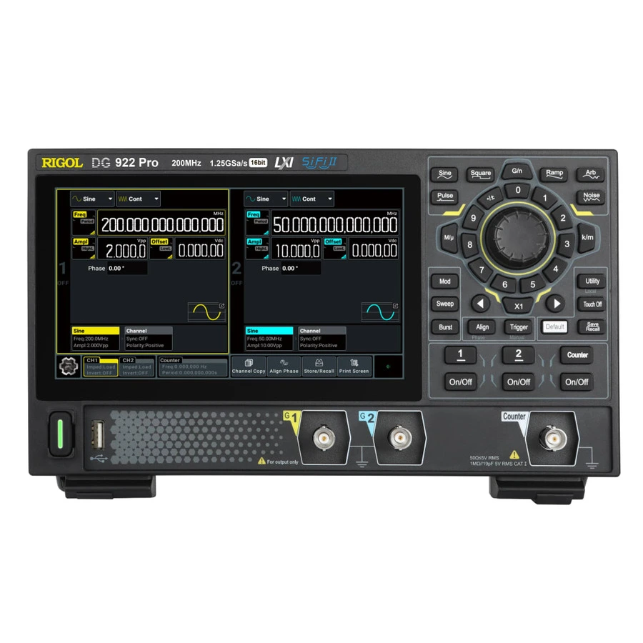 RIGOL DG922 Pro Arbitrary Waveform Generator