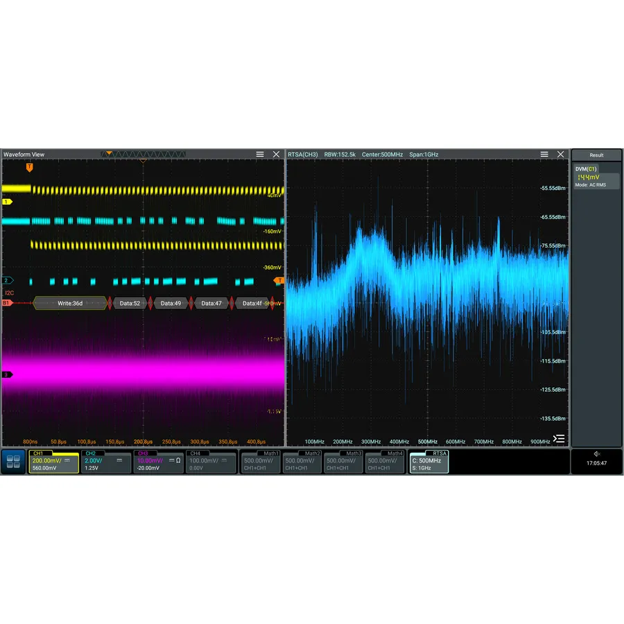 RIGOL DS70000-EMBDA Embedded Serial Bus Trigger and Analysis
