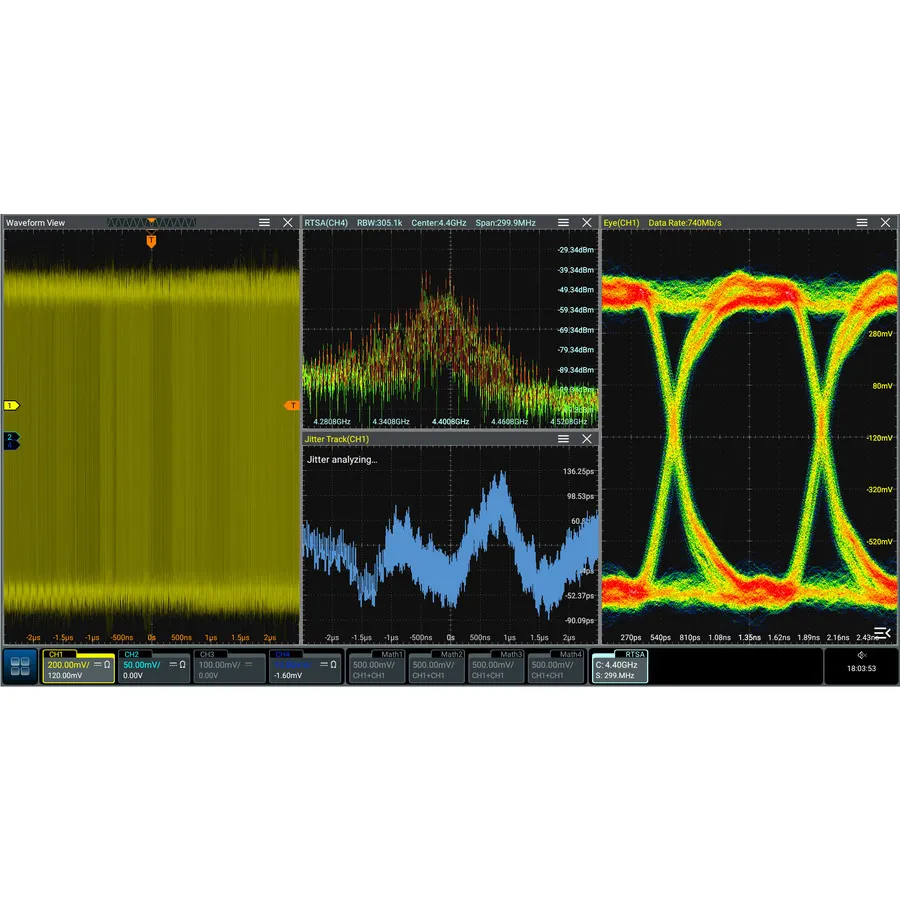 RIGOL DS70000-JITTA Eye Diagram and Jitter Analysis Option