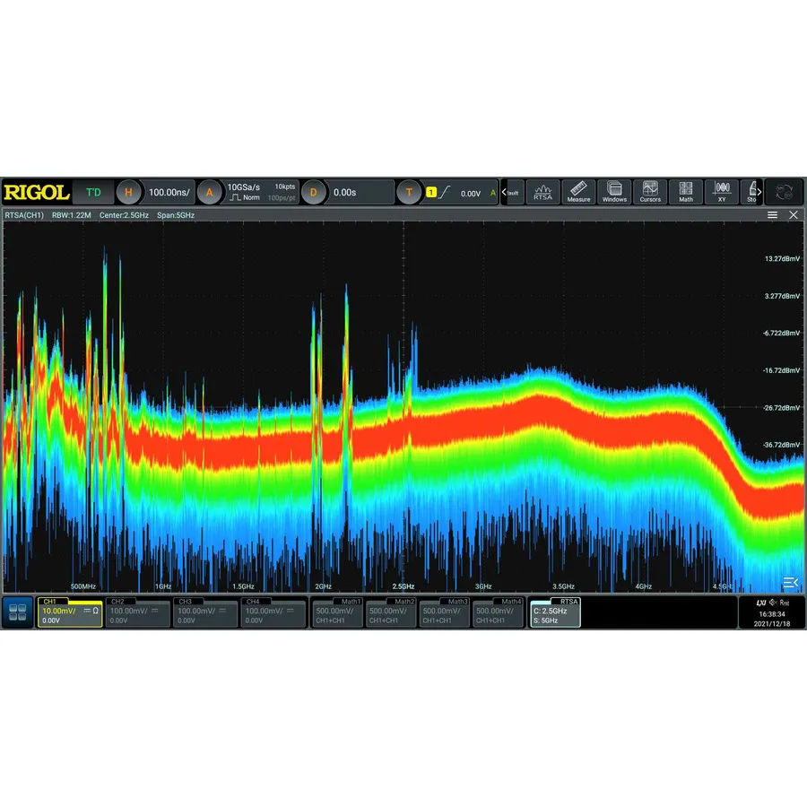 RIGOL DS70000-RTSA Real-Time Spectrum Analysis Option