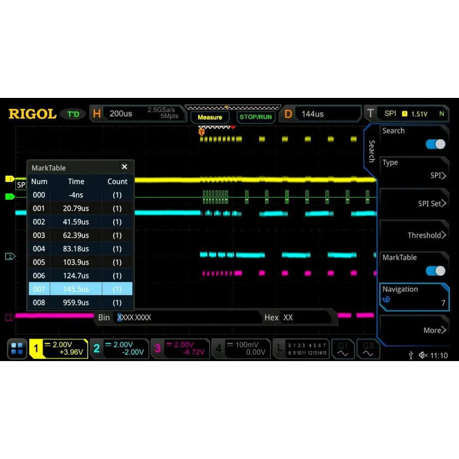 RIGOL DS8000-R-COMP RS232/UART Serial Bus Triggering and Analysis Option