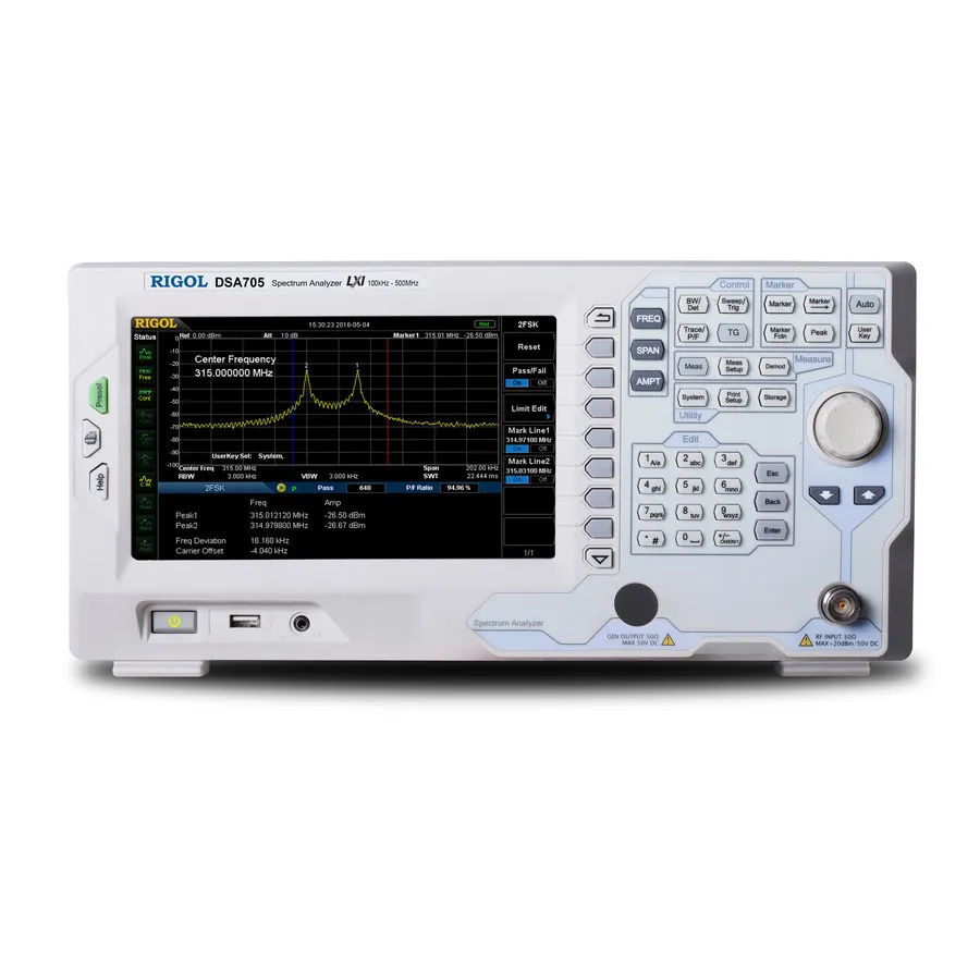 RIGOL DSA705 RF Spectrum Analyzer