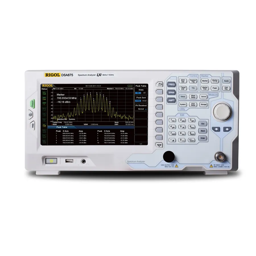 RIGOL DSA875 RF Spectrum Analyzer