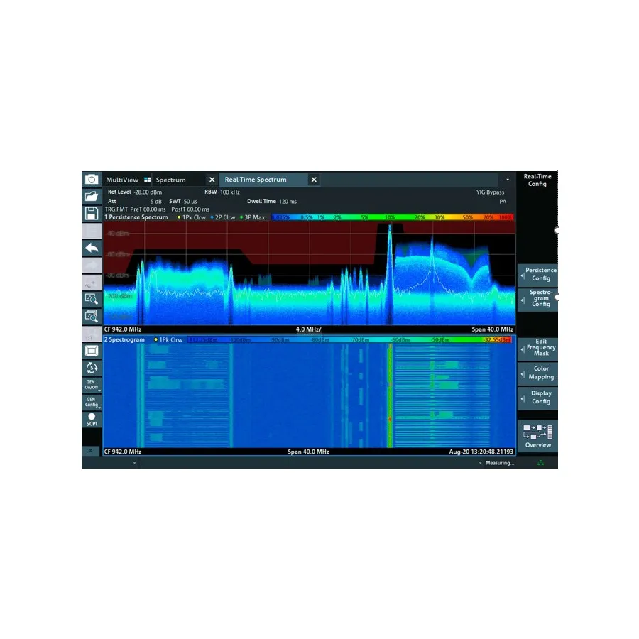 Rohde & Schwarz FPL1-K41R Real-Time Spectrum Measurement Application