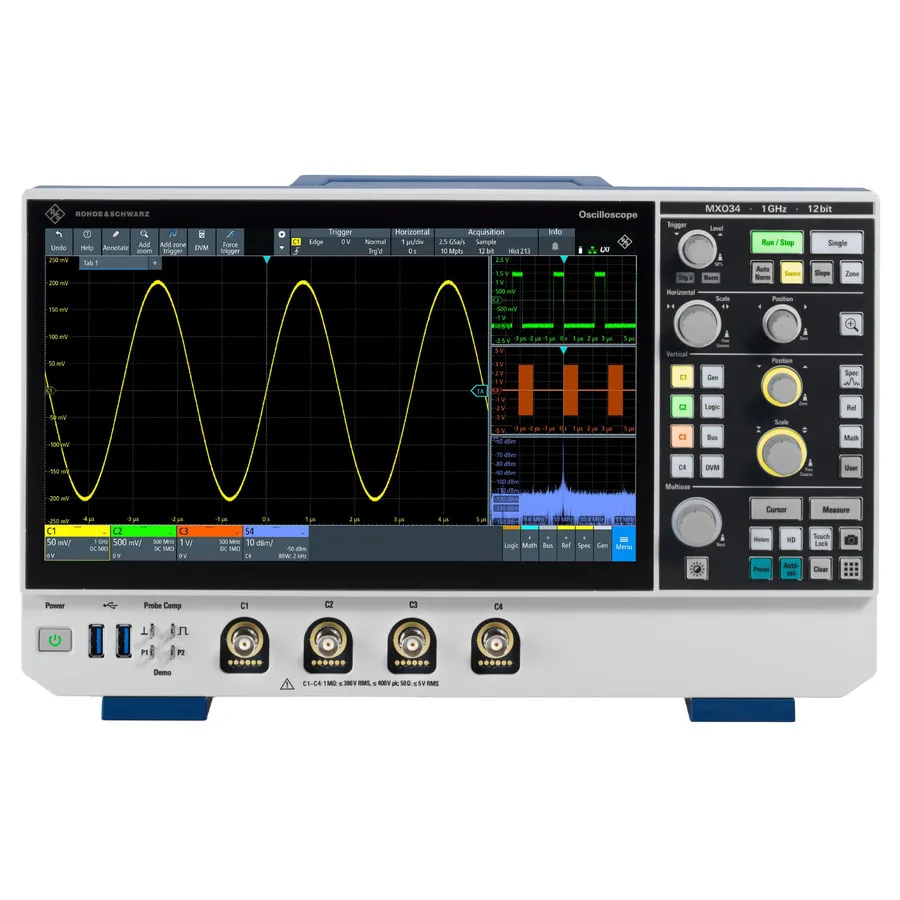 Rohde & Schwarz MXO34-3PK Mixed Signal Oscilloscope