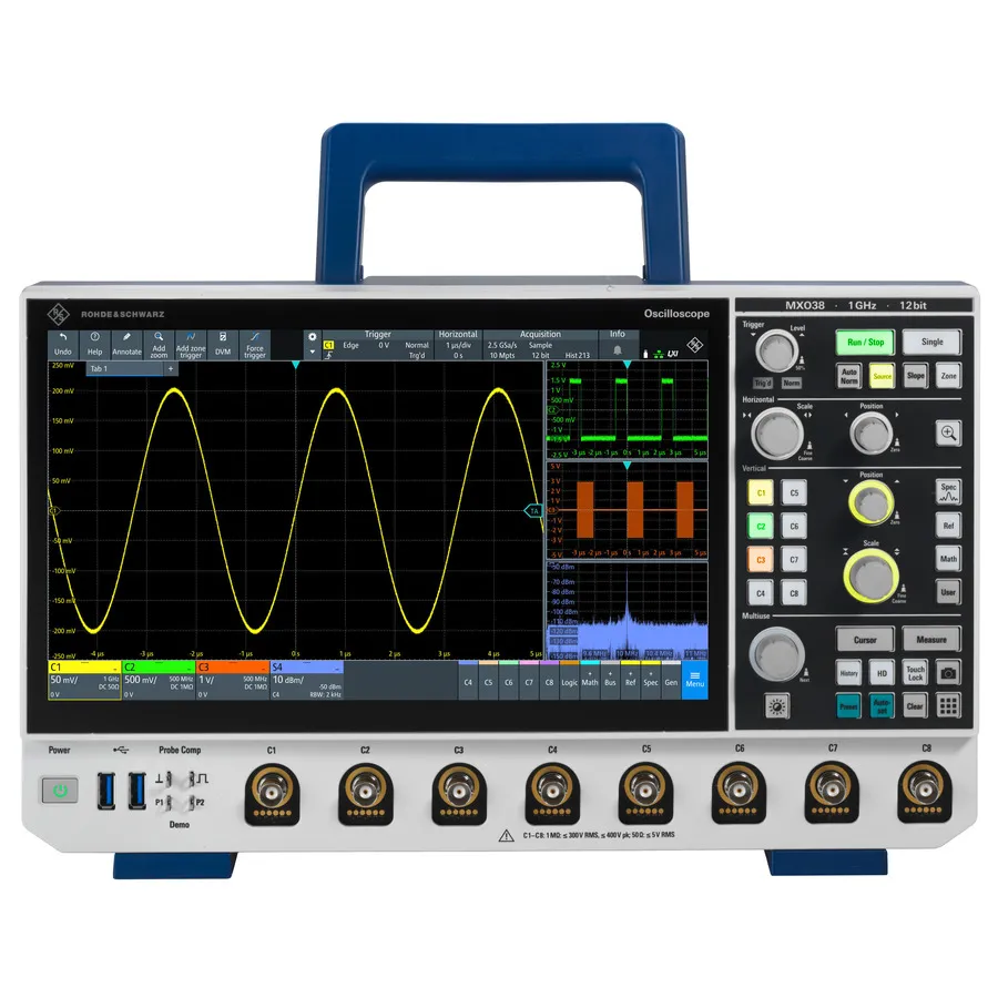 Rohde & Schwarz MXO38-1PK Mixed Signal Oscilloscope