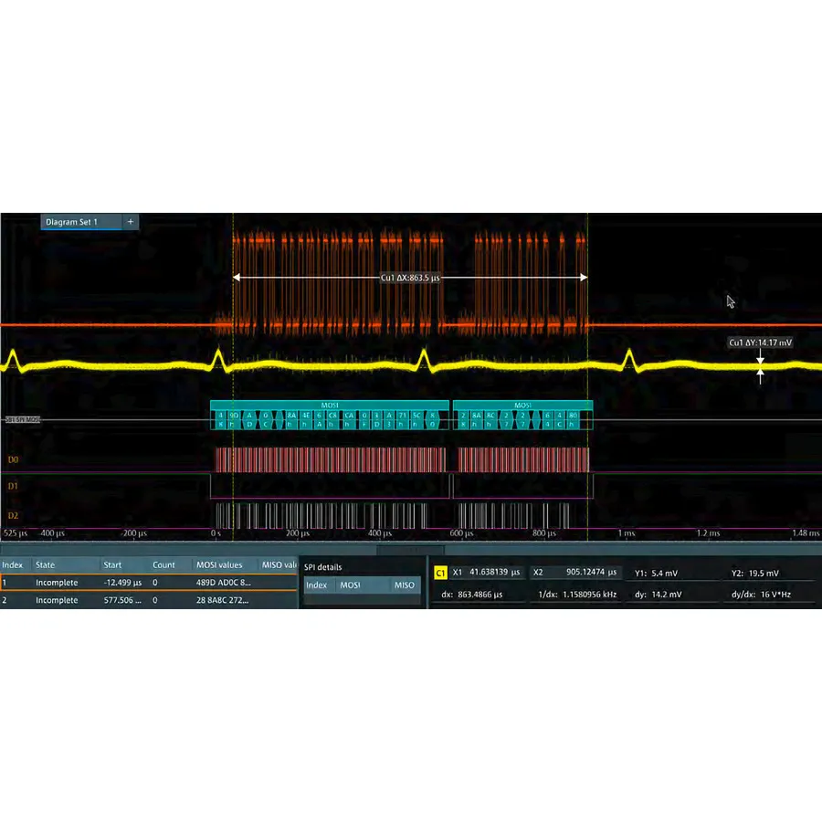 Rohde & Schwarz MXO5C-K510 Low Speed Serial Triggering and Decoding Option