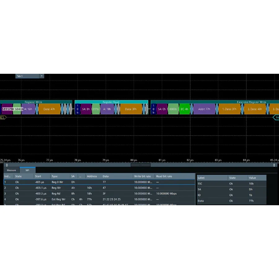 Rohde & Schwarz MXO5C-K550 MIPI Low Speed Protocols Option