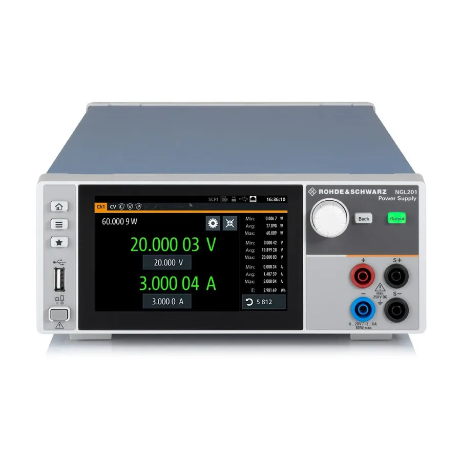 Rohde & Schwarz NGL201 Single-Channel DC Power Supply