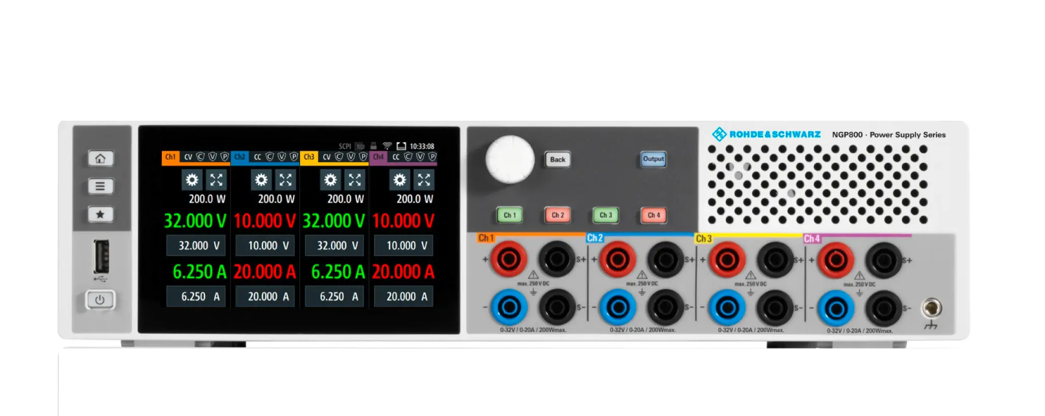Rohde & Schwarz NGP814 Multi-Channel DC Power Supply