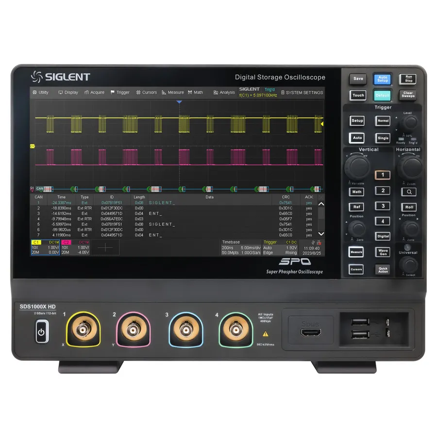 Siglent SDS1104X HD Mixed Signal Oscilloscope