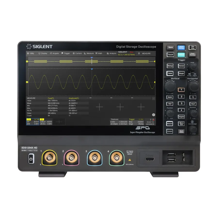 Siglent SDS1204X HD Mixed Signal Oscilloscope
