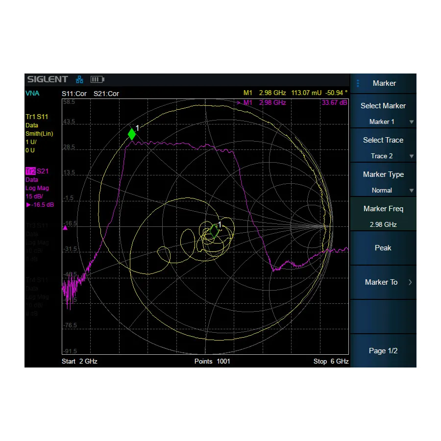 Siglent SHA850-VNA Vector Network Analysis Option