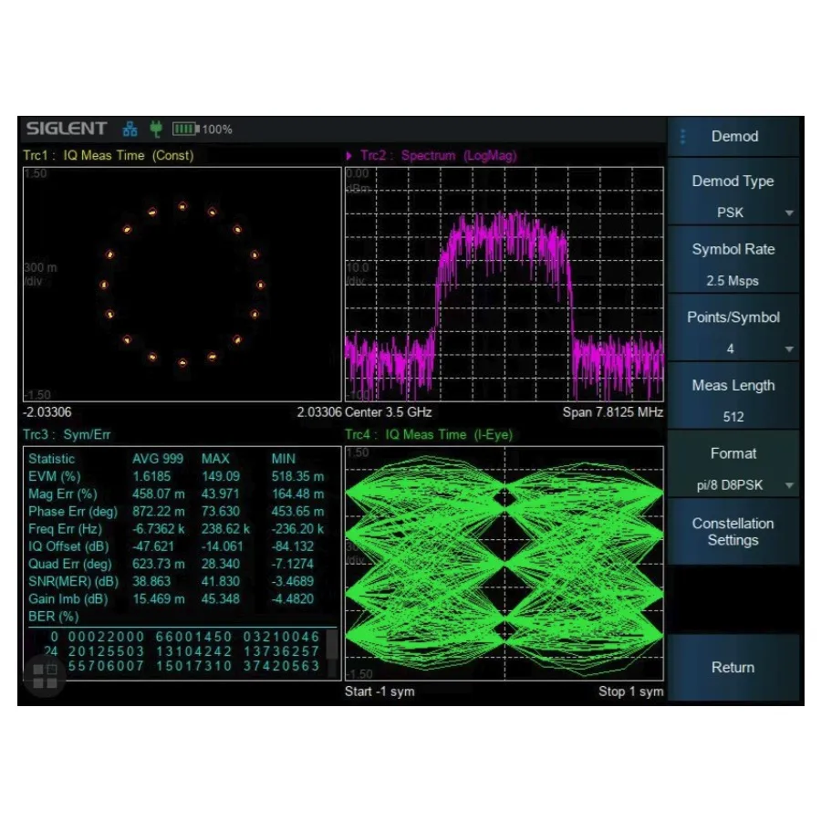 Siglent SHA860-DMA Digital Modulation Analysis Option