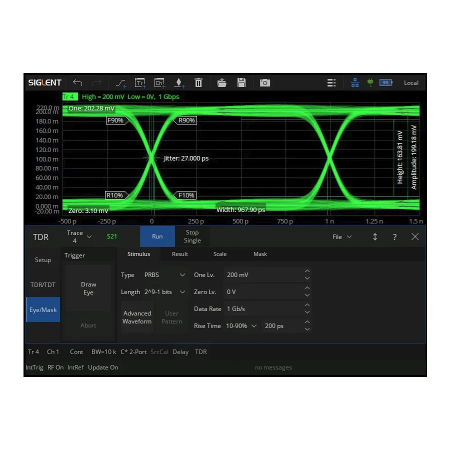 Siglent SHN900-TDR Enhanced Time Domain Analysis Software Option