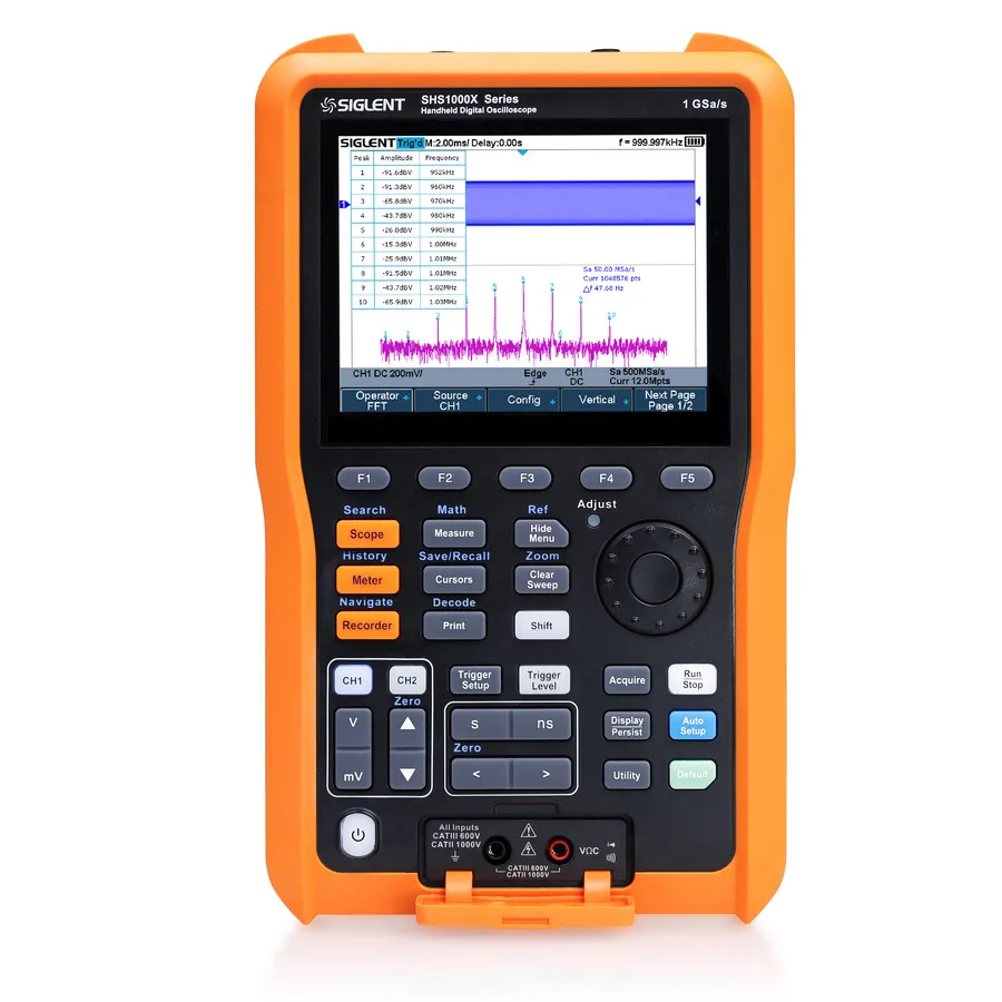 Siglent SHS1102X Handheld Oscilloscope