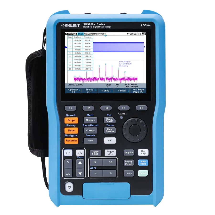 Siglent SHS810X Handheld Oscilloscope