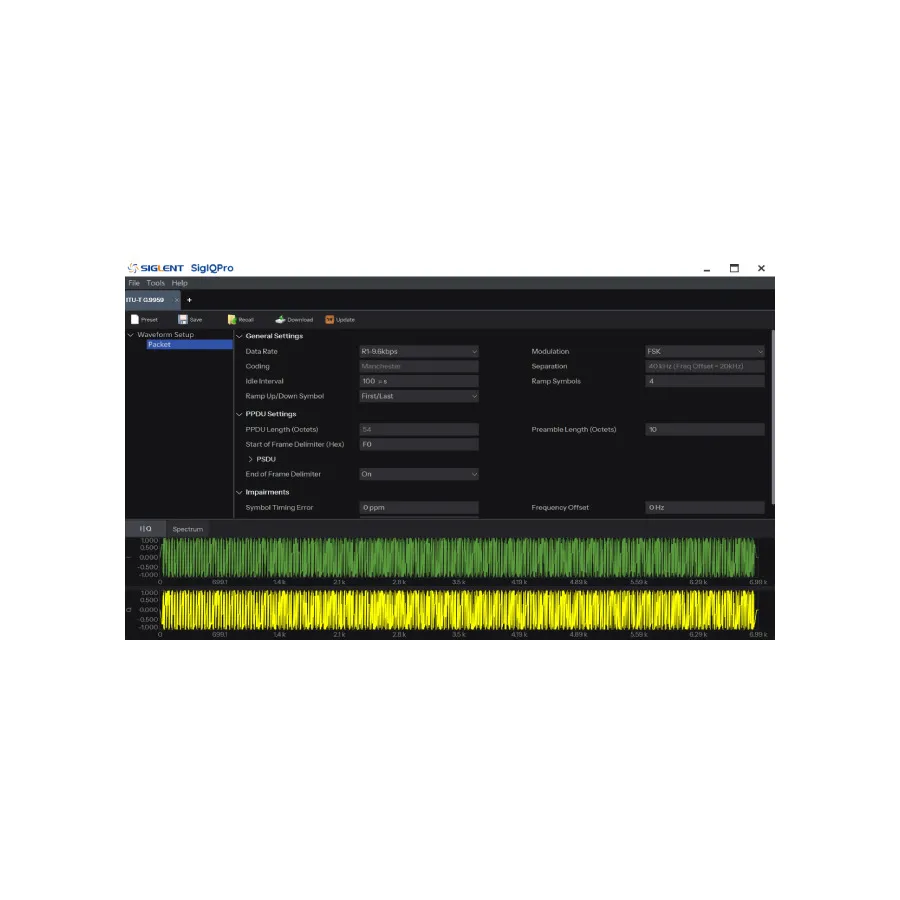 Siglent SigIQPro-IOT IoT Signal Generation Software