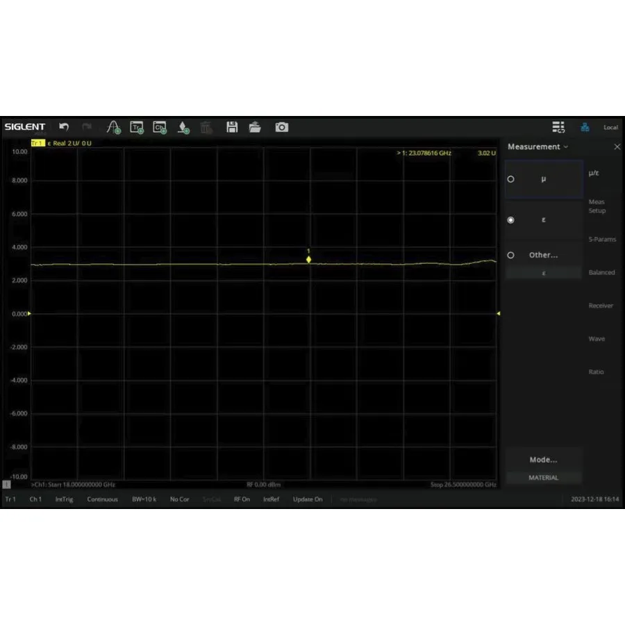 Siglent SNA5000-MT Material Measurement