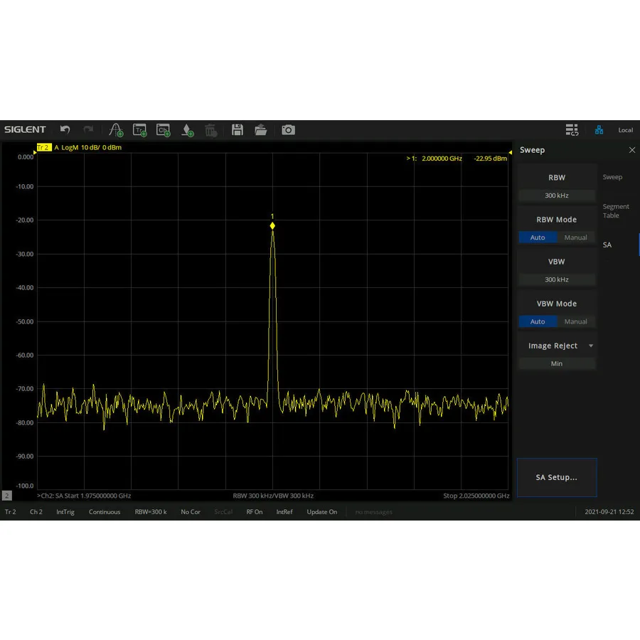 Siglent SNA5000-SA Spectrum Analyzer