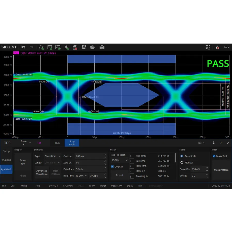 Siglent SNA6000-TDA Time-Domain Analysis Software