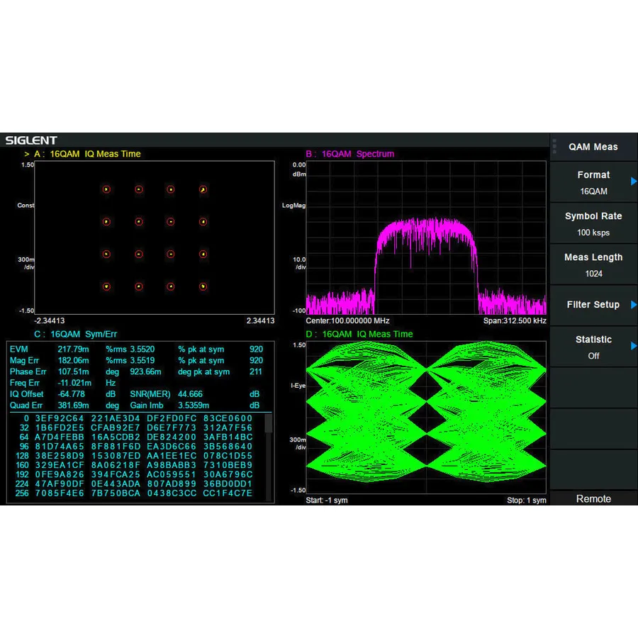 Siglent SSA3000XR-WDMA Digital Modulation Analysis Option
